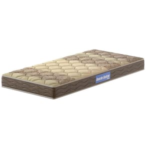 Colchão de Solteiro Probel Guarda Costas Espuma D28 14x78x188cm - Bege/Marrom