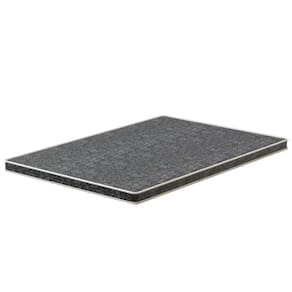 Colchonete de Casal Probel Guarda Costas Espuma D20 com Fitim 8x138x188cm - Preto