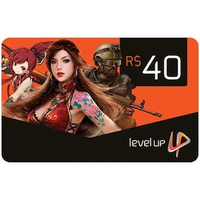 Gift Card Digital Level Up Games online - R$ 40