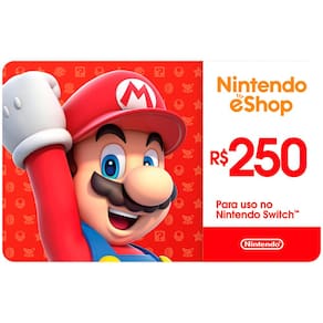 Gift Card Digital Nintendo - R$ 250