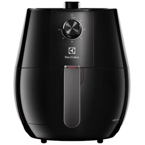 imagem-Fritadeira Elétrica Sem Óleo Air Fryer Electrolux EAF10 Efficient por Rita Lobo com 3,2L - Preta - 220V