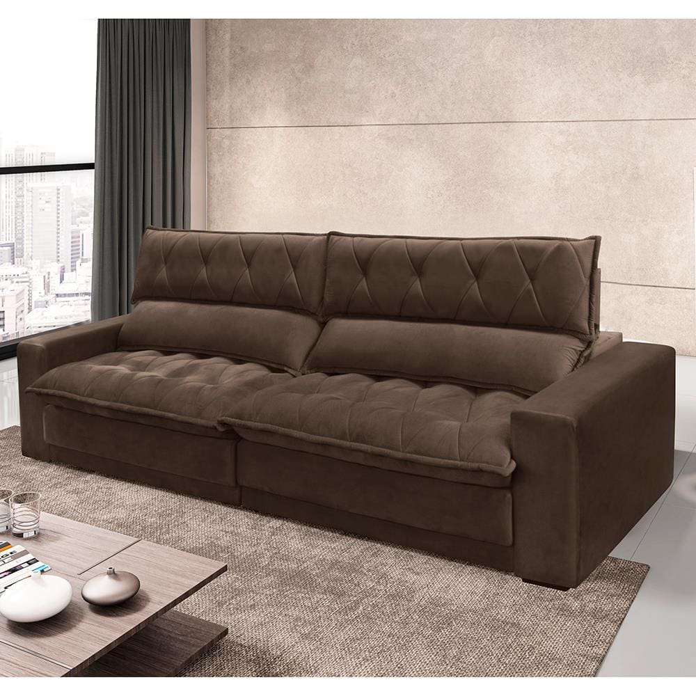 Sofa retratil gralha olimpo Pontofrio