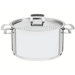 Espagueteira Tramontina Brava em Aço Inox com Fundo Triplo – 24 cm