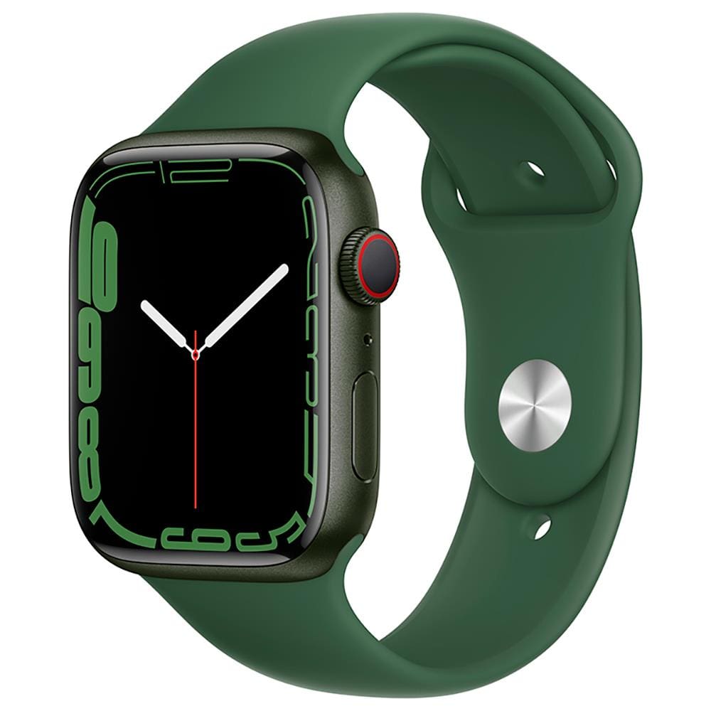 Apple Watch Series 7 GPS + Cellular, 41mm Caixa Verde de Alumínio com Pulseira Esportiva Verde