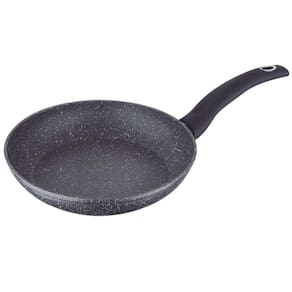 Frigideira Bergner Orion em Alumínio Forjado com Revestimento em Marble e Fundo de Indução 24 cm – Cinza