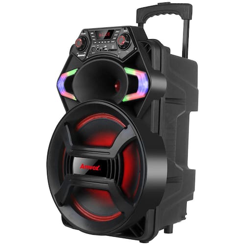 imagem-Caixa de Som Amplificada Amvox ACA550 Strondo II Bluetooth, Rádio FM, USB - 550W
