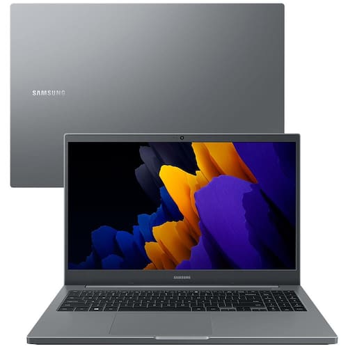 imagem-Notebook Samsung Core i3-1115G4 4GB 256GB SSD Tela Full HD 15.6” Windows 11 Book NP550XDA-KV3BR