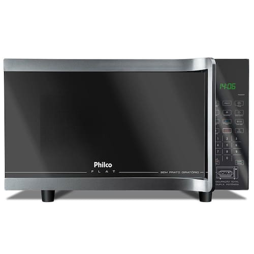 imagem-Micro-ondas Philco Flat PMO28TF Sem Prato Giratório - 28 L - 110V
