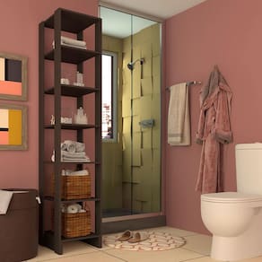Armário Closet Nova Mobile Slim Yes com 6 Prateleiras