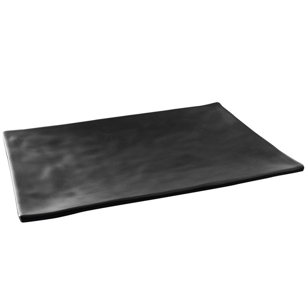 Prato Retangular Osaka Haus Concept 57701/001 Melamina 20cm - Preto