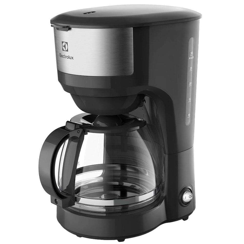 Cafeteira Elétrica Electrolux Efficient ECM20 30 Xícaras – Aço Inox Escovado/Preto