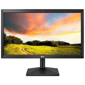 Monitor PC LG 19.5'' 20MK400H-B LED HD com HDMI, VGA (D-Sub), 75Hz, 2ms(GtG), Ajuste de Inclinação e Reader Mode