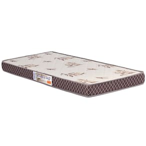 Colchão de Solteiro Globalflex Guardião D20 12x88x188cm - Marrom/Branco Floral