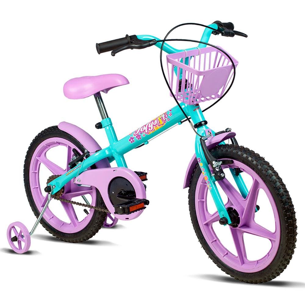 Bicicleta Aro 16 Verden Fofys - Lilás