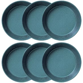 Conjunto com 6 Pratos Fundos Porto Brasil Neo Night Sky em Stoneware 19,5 cm – Azul