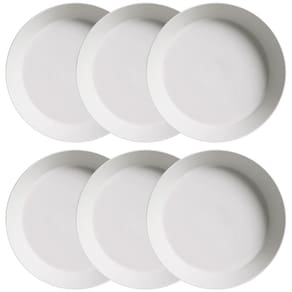 Conjunto com 6 Pratos Fundos Porto Brasil Neo Vit em Stoneware 19,5 cm – Cinza