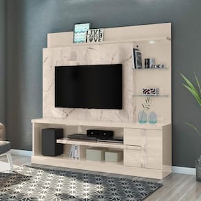 Estante Home Madetec Alan com 181,5 cm de Largura, Ideal para TV de Até 55”