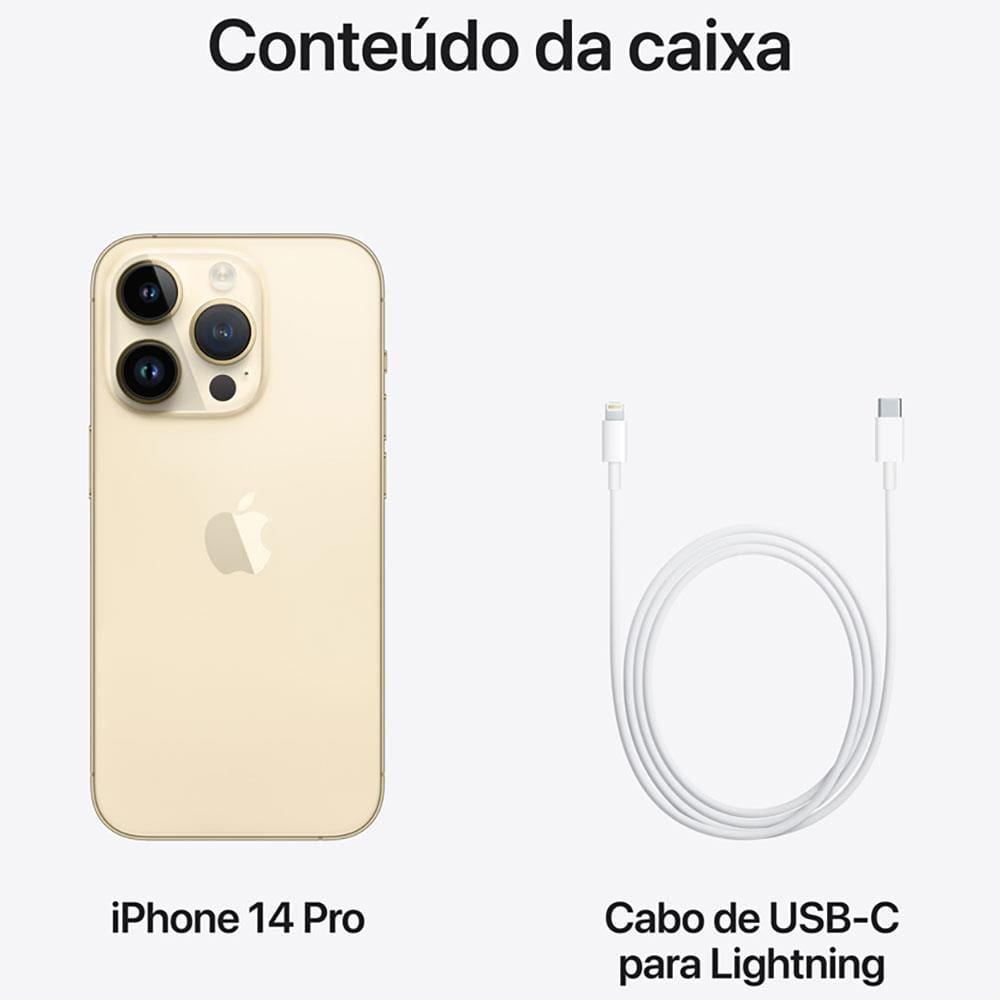 Apple iPhone 14 Pro 1TB - Dourado | Ponto