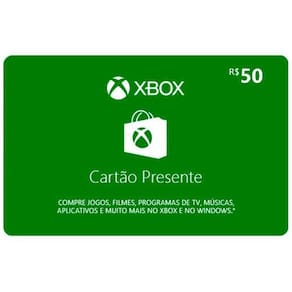 Gift Card Digital Xbox - R$50