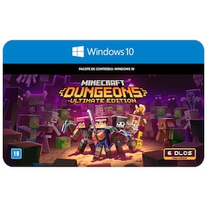 Gift Card Digital Minecraft Dungeons: Ultimate Edition para PC
