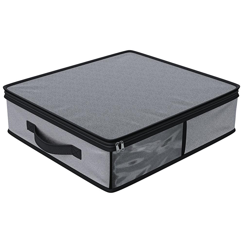 Organizador Euro Home para Lençóis e Fronhas com Visor - Cinza