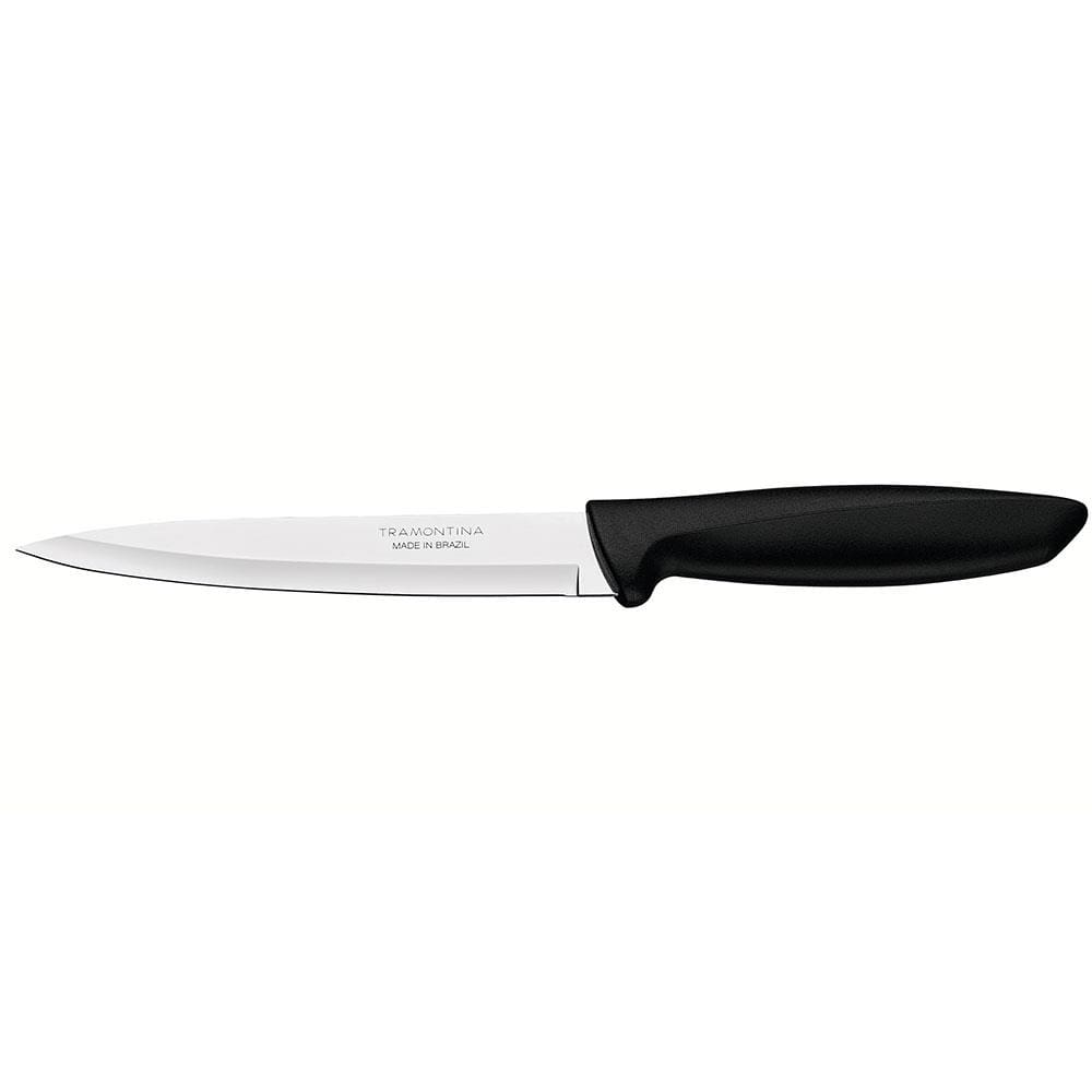 Faca 6” Utility Tramontina Plenus em Aço Inox - Preto