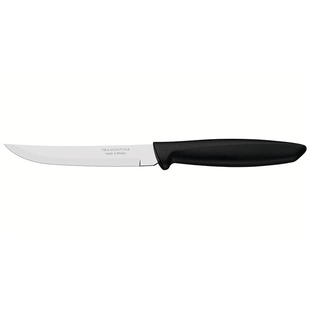 Faca 5” para Frutas Tramontina Plenus em Aço Inox - Preto