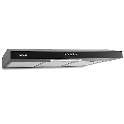 imagem-Depurador de Ar Suggar Slim DPS181PT / DPS182PT Preto com 3 Velocidades – 80 cm - 220V