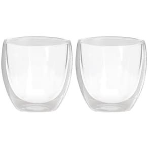 Jogo de Copos Dinasty Coffee Borossilicato 240ml - 2 Peças
