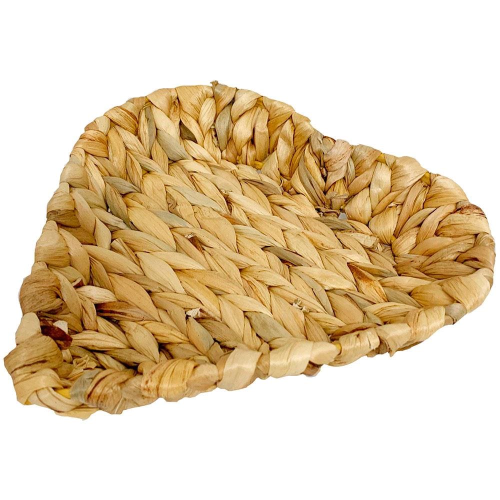 Cesta Coração em Fibra Natural L'Hermitage - 24 cm