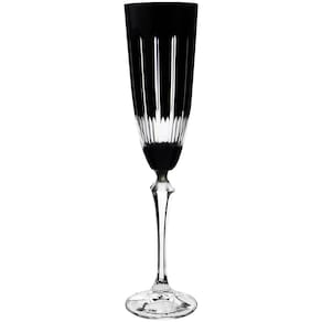 Taça para Champanhe Bohemia Elizabeth Preta - 190ml