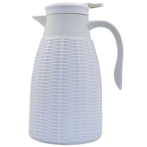 Garrafa Térmica Dynasty em Plástico Branca - 1L
