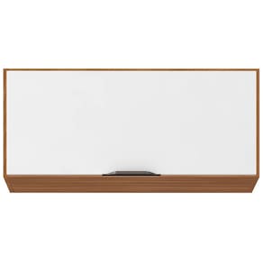Armário de Geladeira Demóbile Firenze com 1 Porta Basculante - Amêndola/Branco