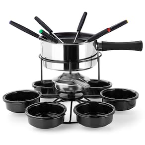 Aparelho de Fondue Forma Carroussel Mont Blanc 17 Peças - Inox
