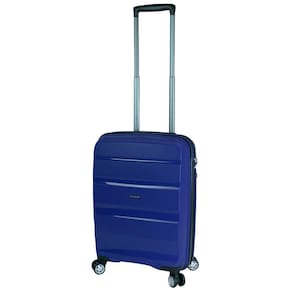 Mala de Viagem Pequena American Tourister Spin Air com Estrutura Flexível e 4 Rodas Azul - By Samsonite
