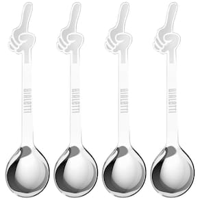 Jogo de Colheres para Café New Omino Bialetti em Aço Inox - 4 Peças