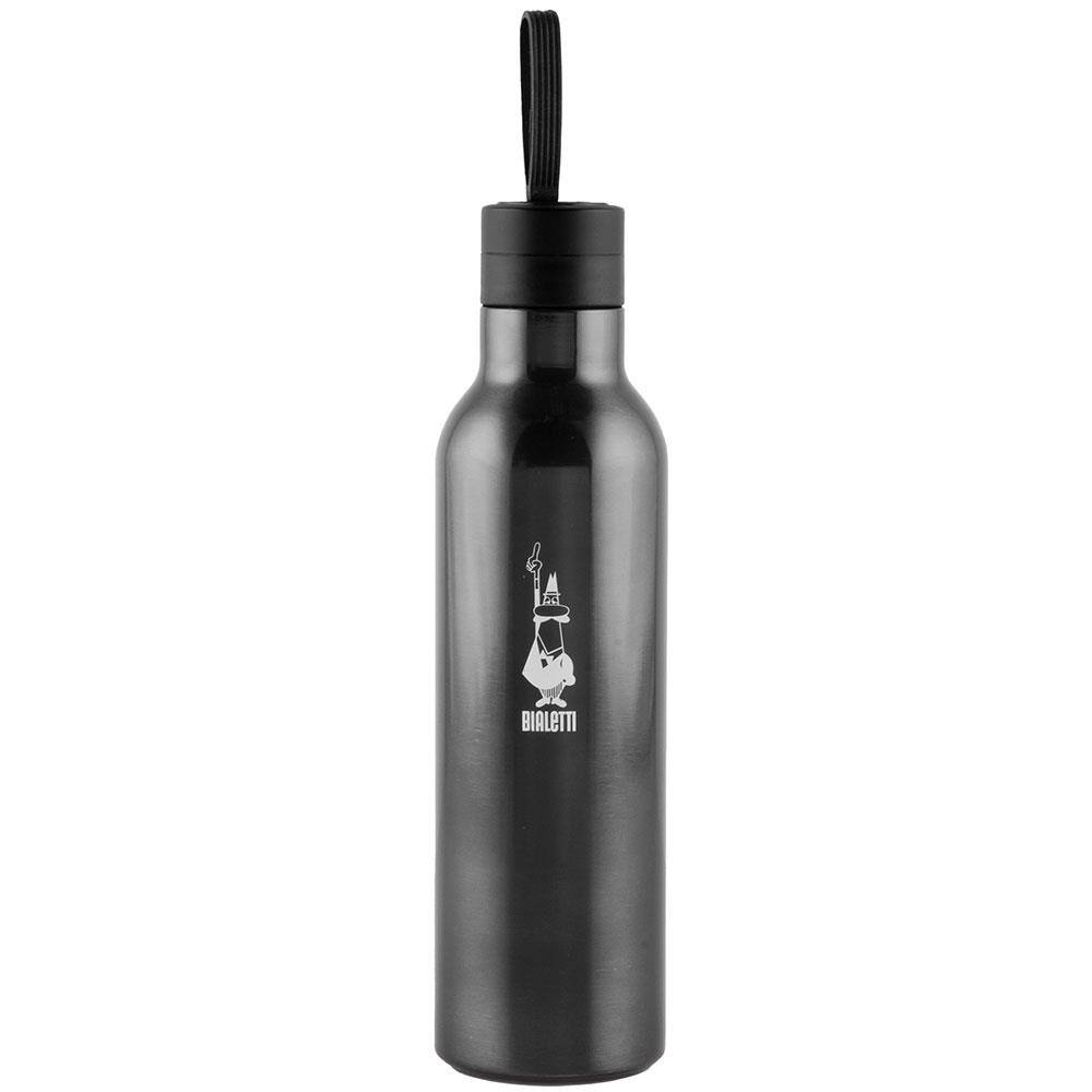 Garrafa Squeeze Bialetti Aço Inox Chumbo - 750ml