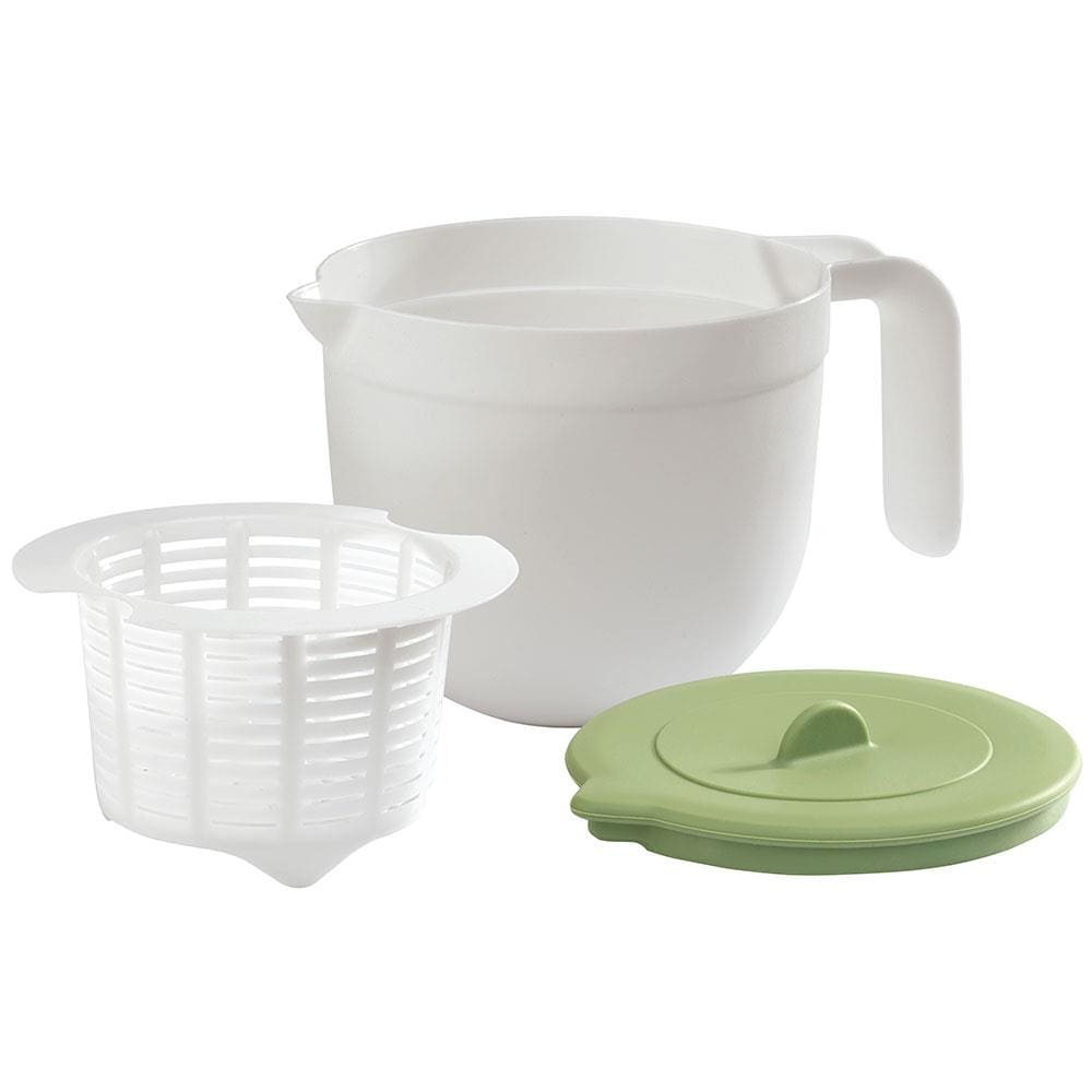 Preparador de Queijos Ghidini Vera em Plástico - Branco/Verde