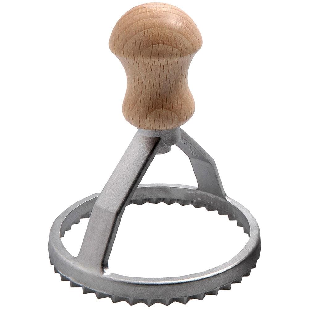 Cortador de Pressão para Ravioli Eppicotispai Redondo em Alumínio - 8 cm