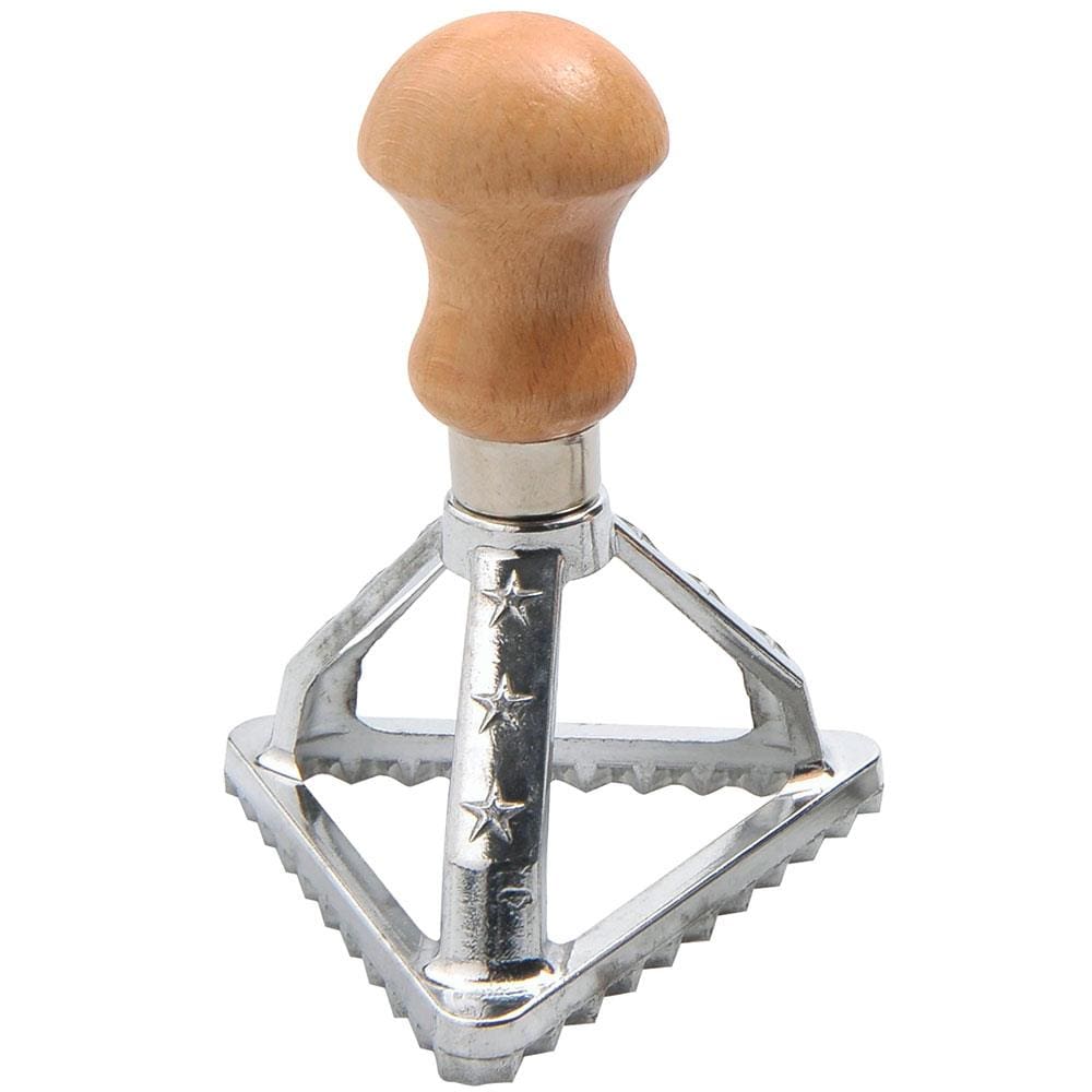 Cortador de Pressão para Ravioli Eppicotispai Triângulo em Alumínio - 7,6 cm