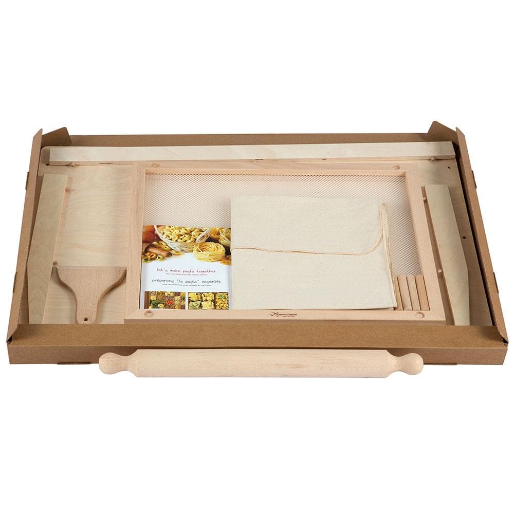 Conjunto para Preparo de Pastas Eppicotispai em Madeira - 5 Peças