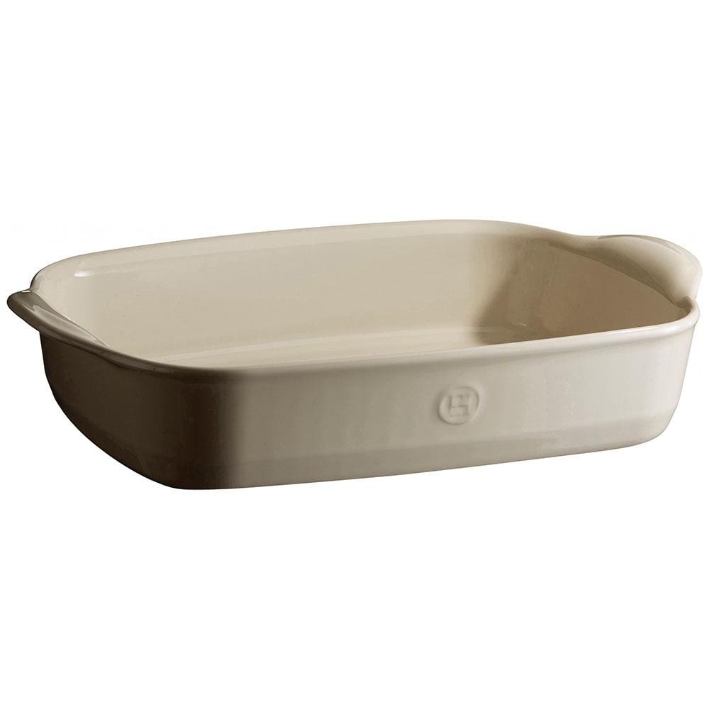 Travessa Retangular Emile Henry em Cerâmica 36x23 cm - Areia