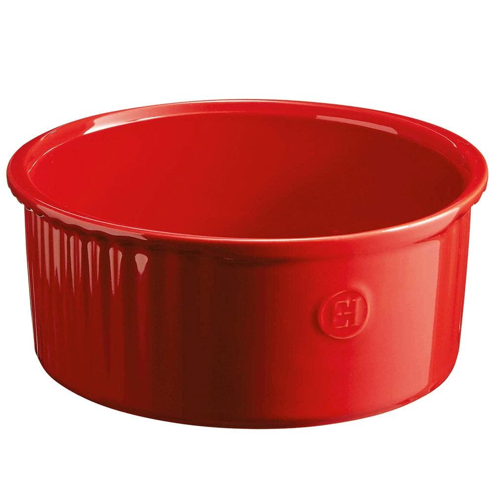 Travessa para Souffle Emile Henry em Cerâmica 23x23 cm - Vermelha