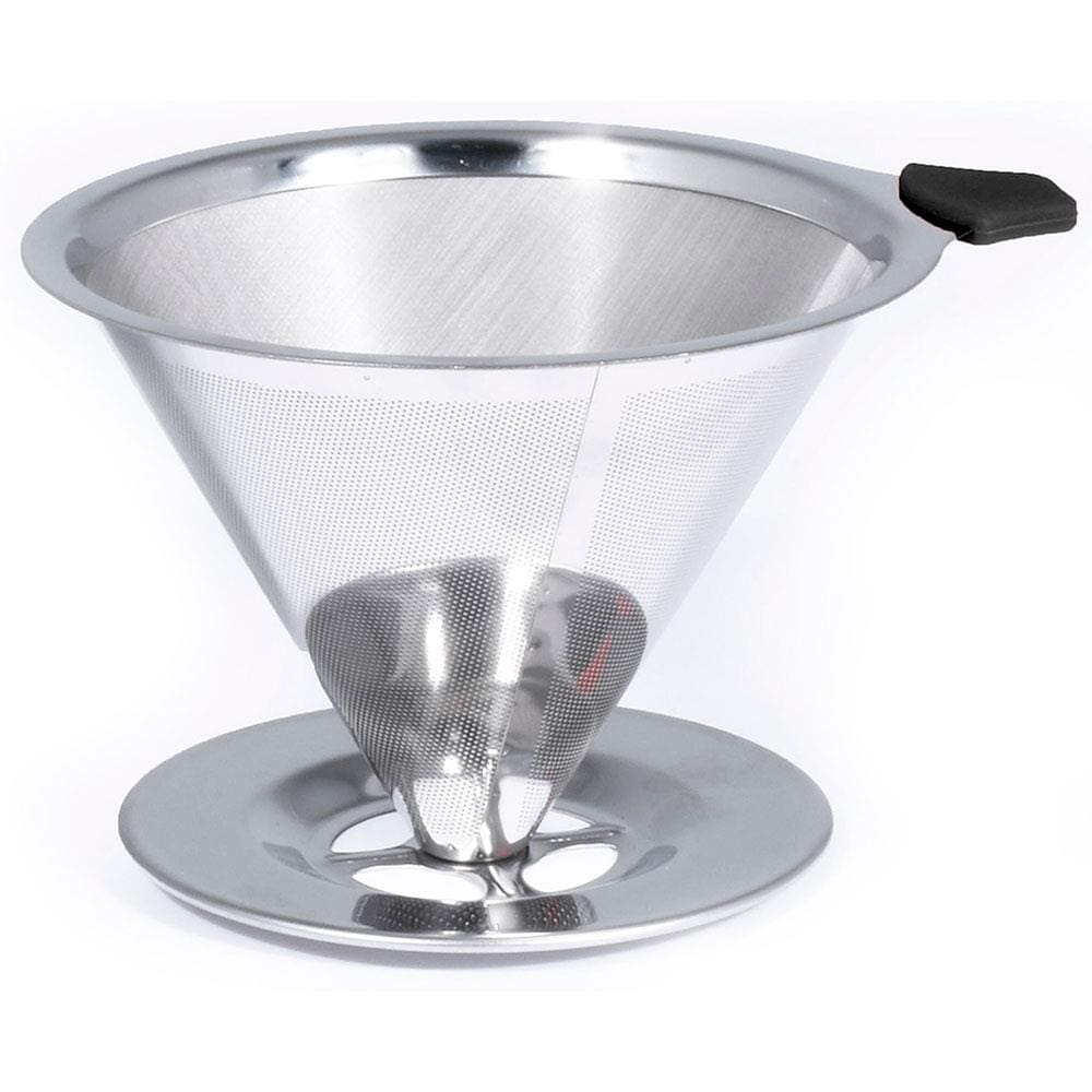 Coador de Café Pour Over Bialetti em Aço Inox - 12,5 cm