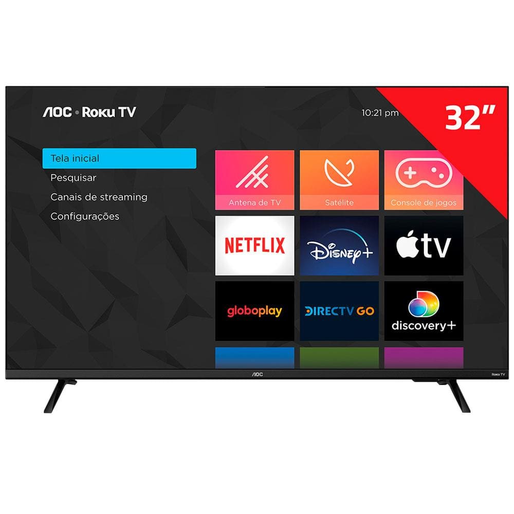 Smart TV LED 32 Aiwa HDR AWS-TV-32-BL-02-A com o Melhor Preço é