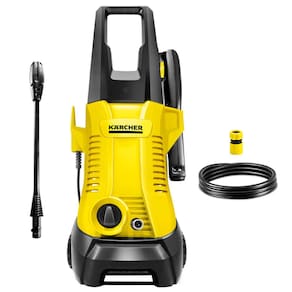 Lavadora de Alta Pressão Karcher K2 Plus 1740psi 1400W com Lança de Jato Leque e Mangueira de 3 Metros - Preta e Amarela
