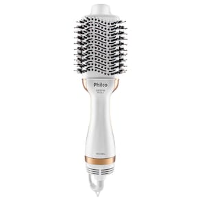 Escova Secadora Philco PES09BG Bivolt 1300w - Branco e Dourado