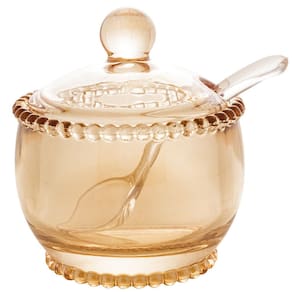 Açucareiro Wolff Pearl com Colher Âmbar - 200 ml