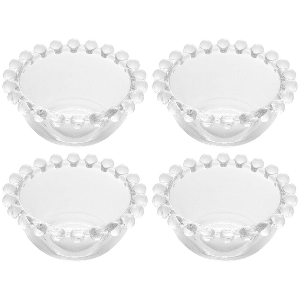 Conjunto de Bowls Wolff Pearl em Cristal 70 ml - 4 Peças