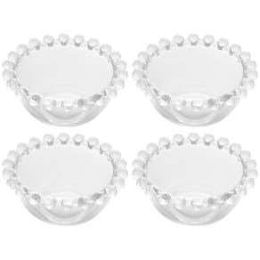 Conjunto de Bowls Wolff Pearl em Cristal 70 ml - 4 Peças